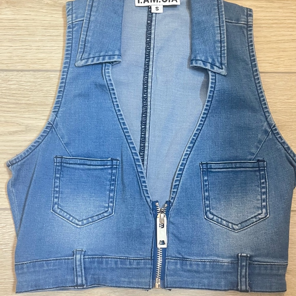 Iamgia Denim Brit Top